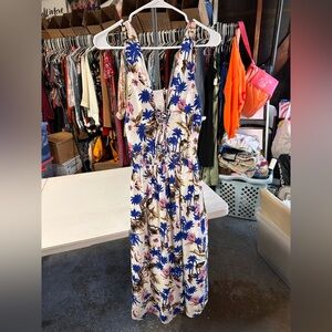 Everly Open Back Midi Dress